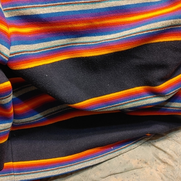 Mens Vintage Pendleton Stripe Cape Style coat - Picture 11 of 16